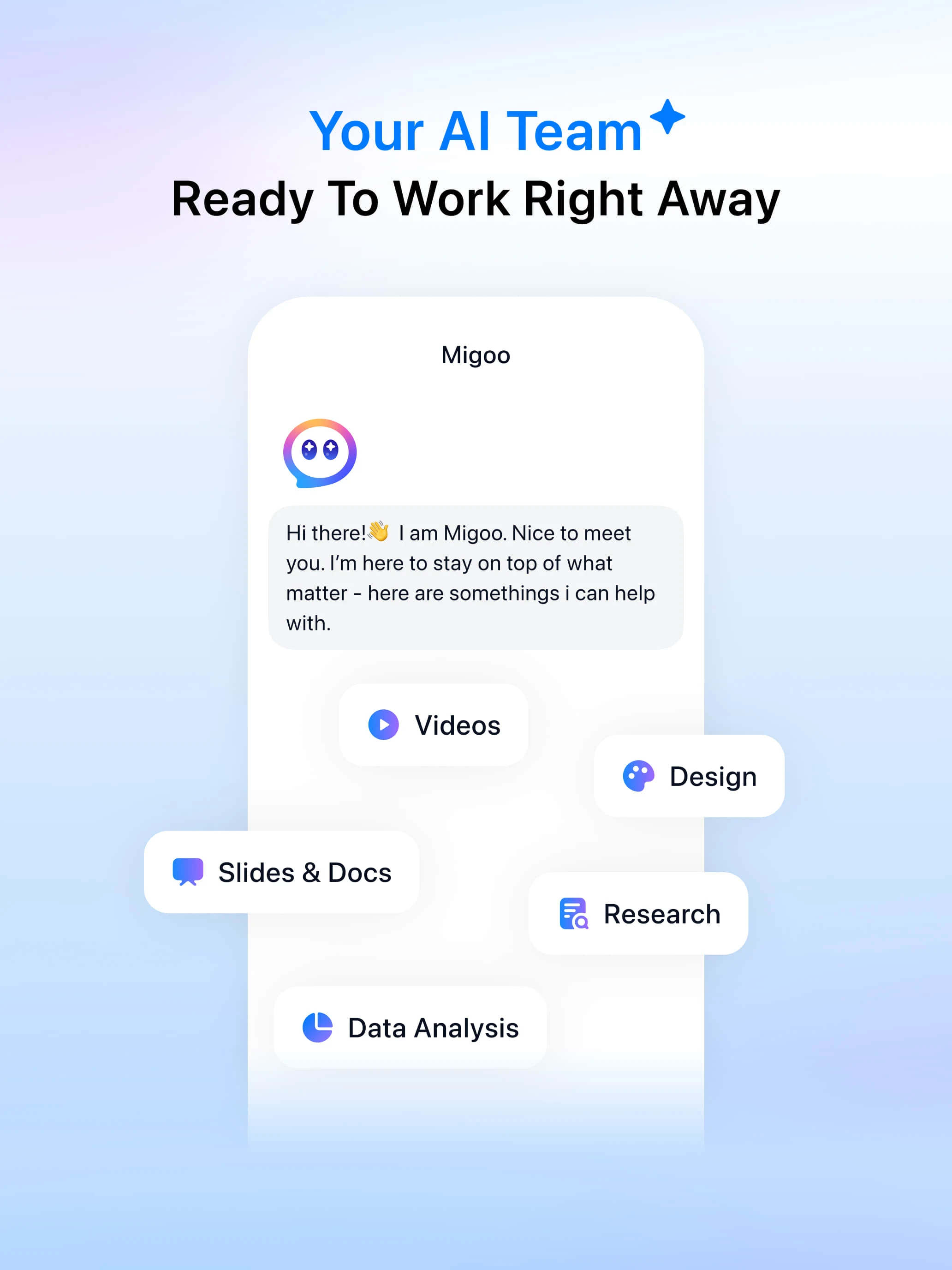 Migoo - AI Team for Every Task screenshot